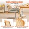 Rattan Dining Chairs Set of 2, Mid Century Modern Dining Chair, Upholstered Velvet Accent Chair with Rattan Back